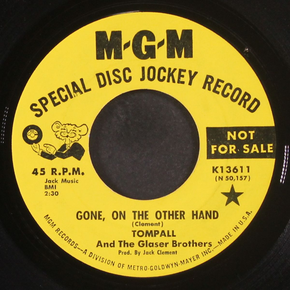 gone, on the other hand by TOMPALL & GLASER BROTHERS