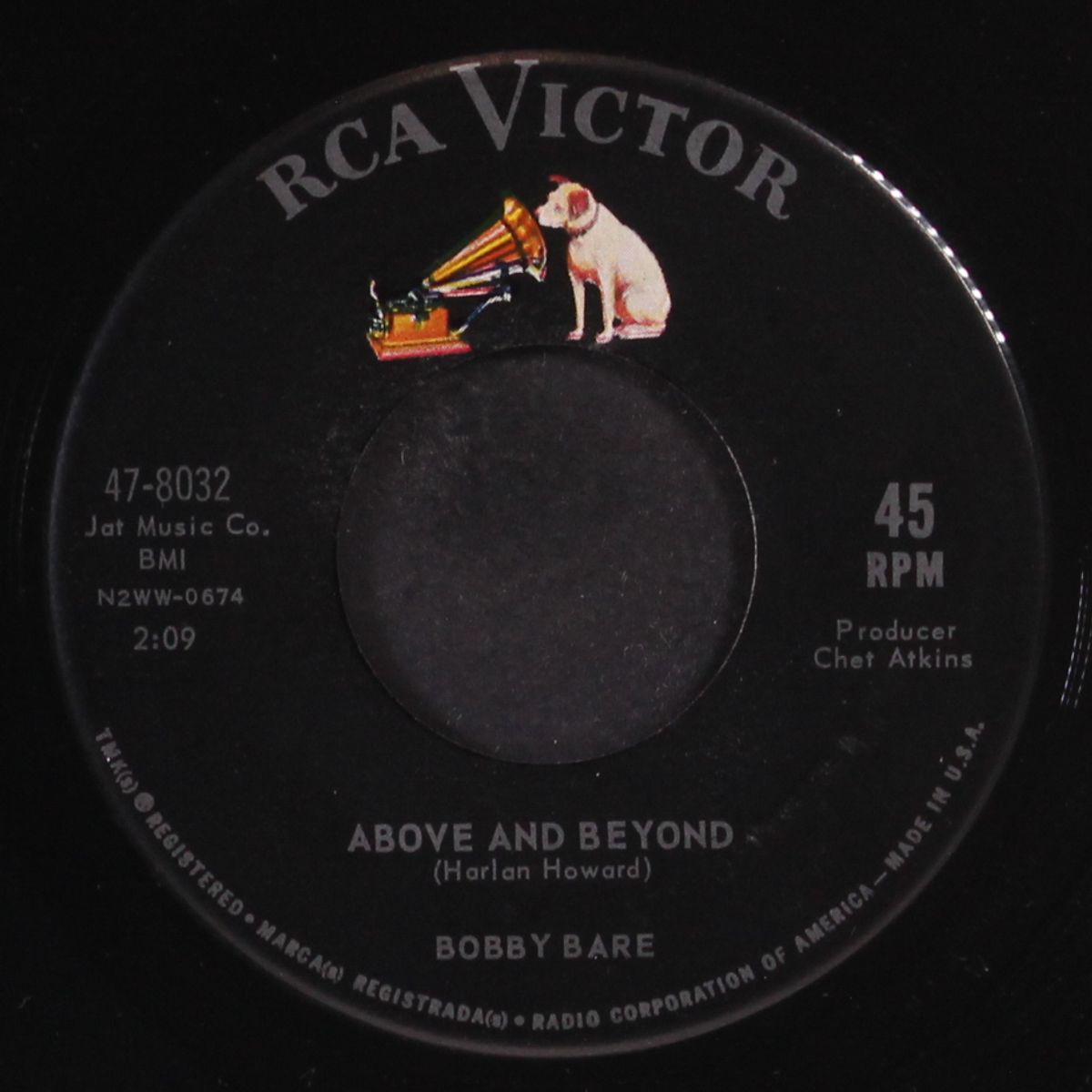 shame on me / above and beyond by BOBBY BARE