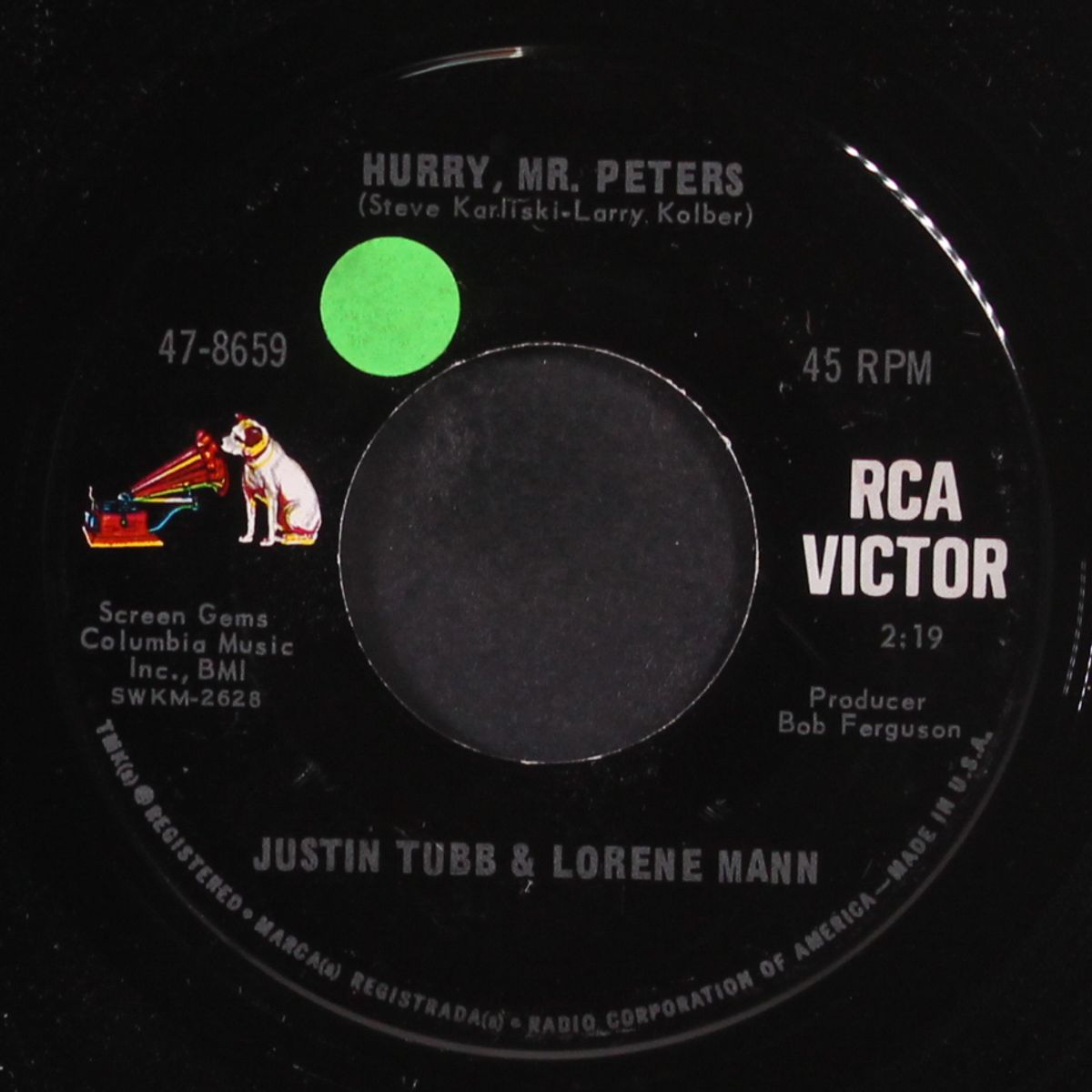 we've got a lot in common / hurry, mr. peters by JUSTIN TUBB & LORENE MANN