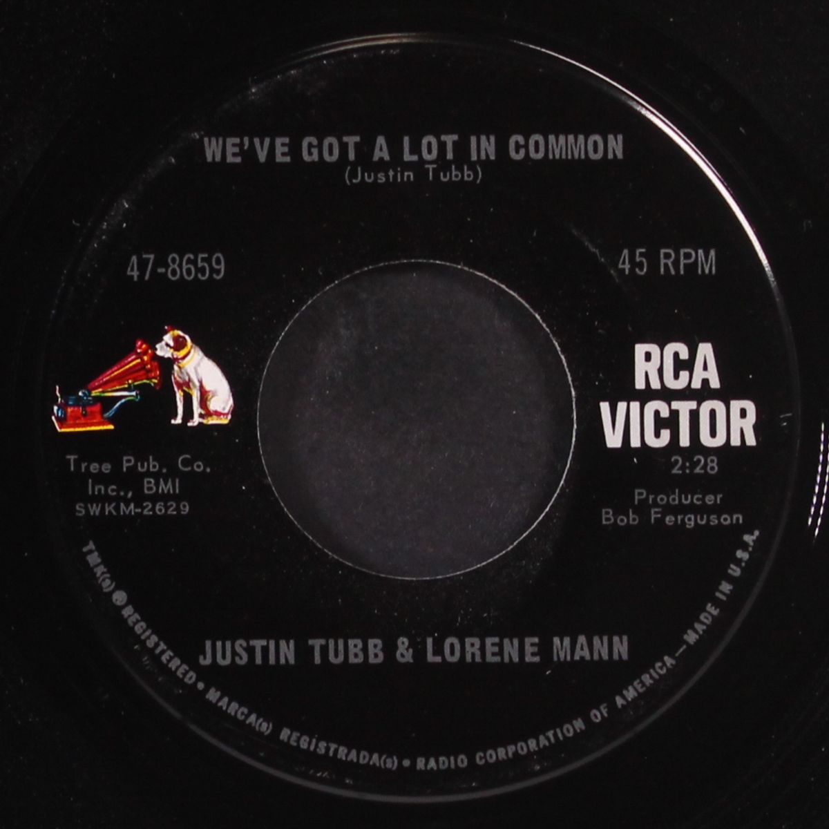 we've got a lot in common / hurry, mr. peters by JUSTIN TUBB & LORENE MANN
