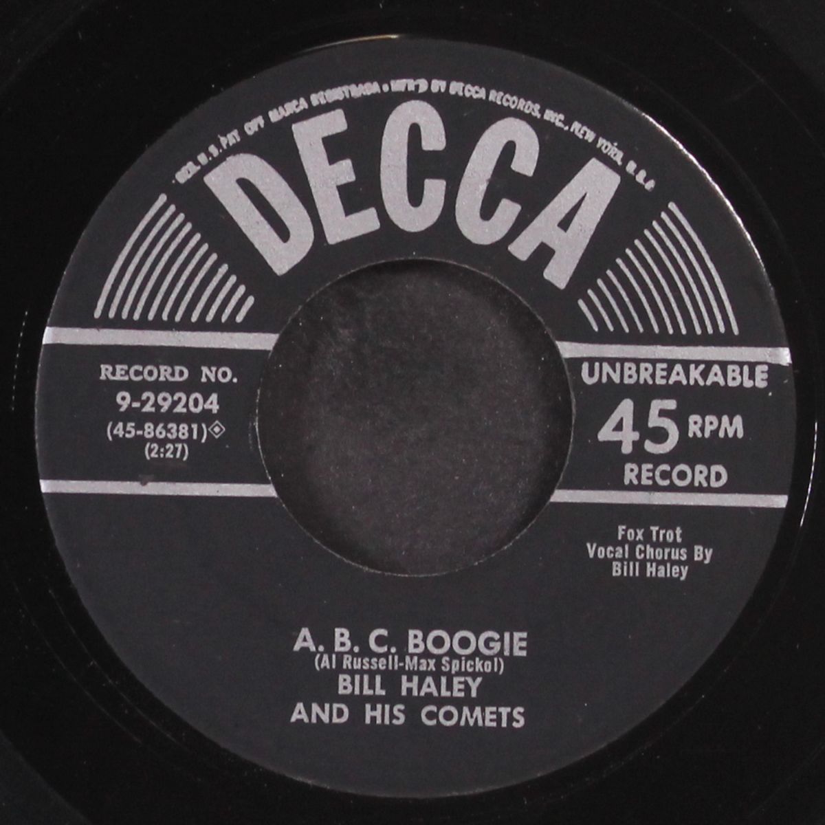 shake, rattle and roll / a.b.c. boogie by BILL HALEY