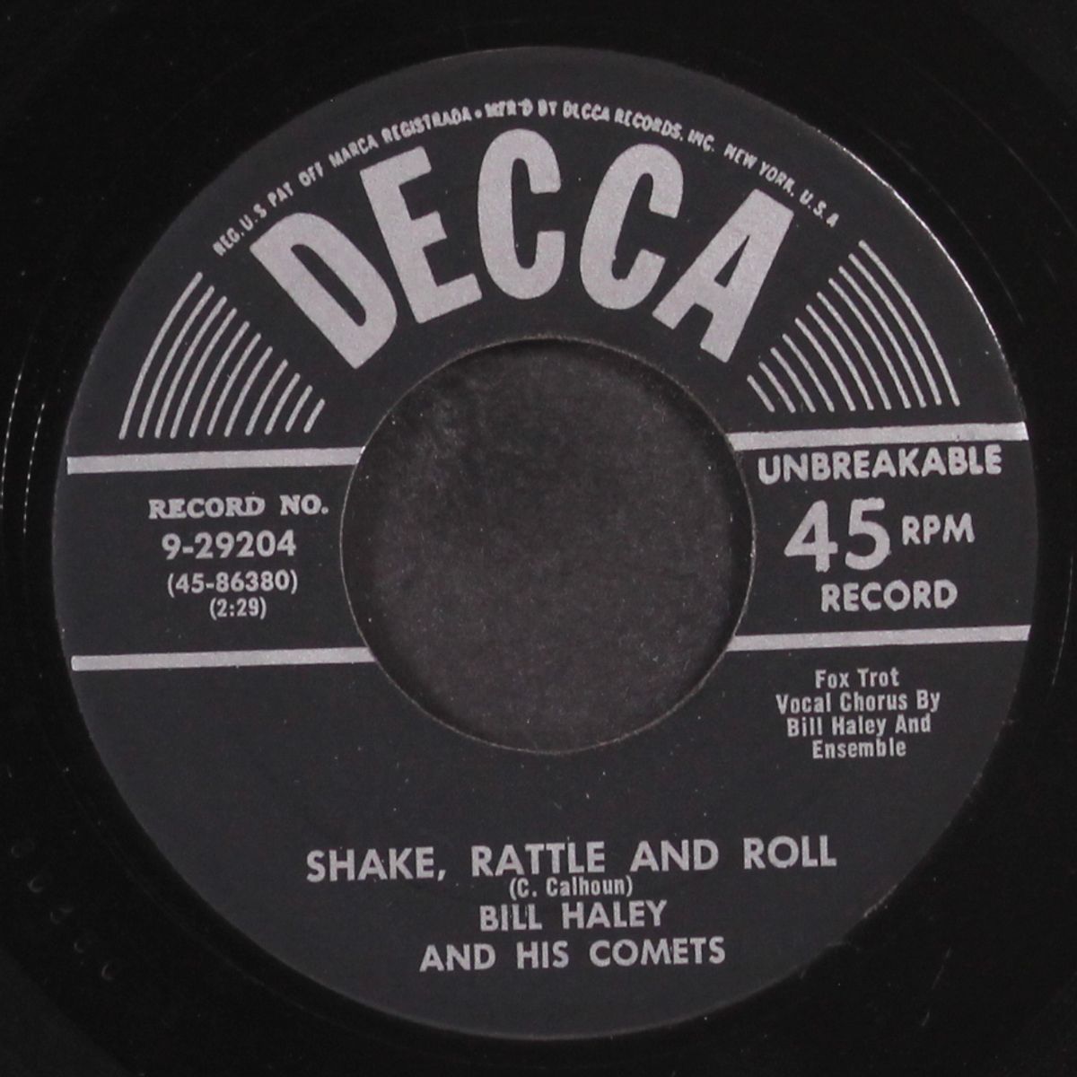 shake, rattle and roll / a.b.c. boogie by BILL HALEY