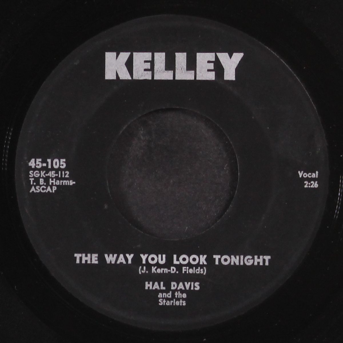 the way you look tonight / way to my heart by HAL DAVIS