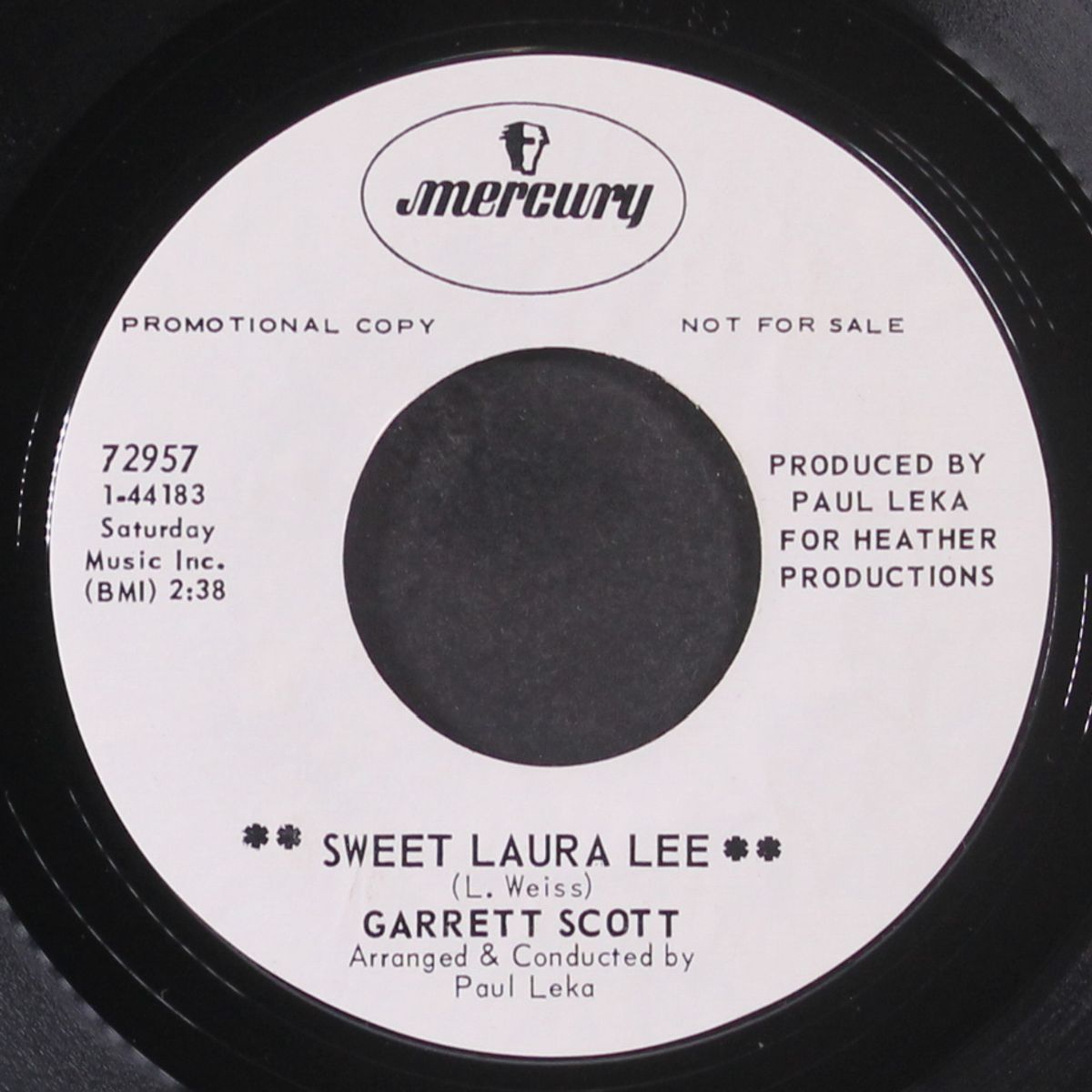 sweet laura lee / now that i love you by GARRETT SCOTT
