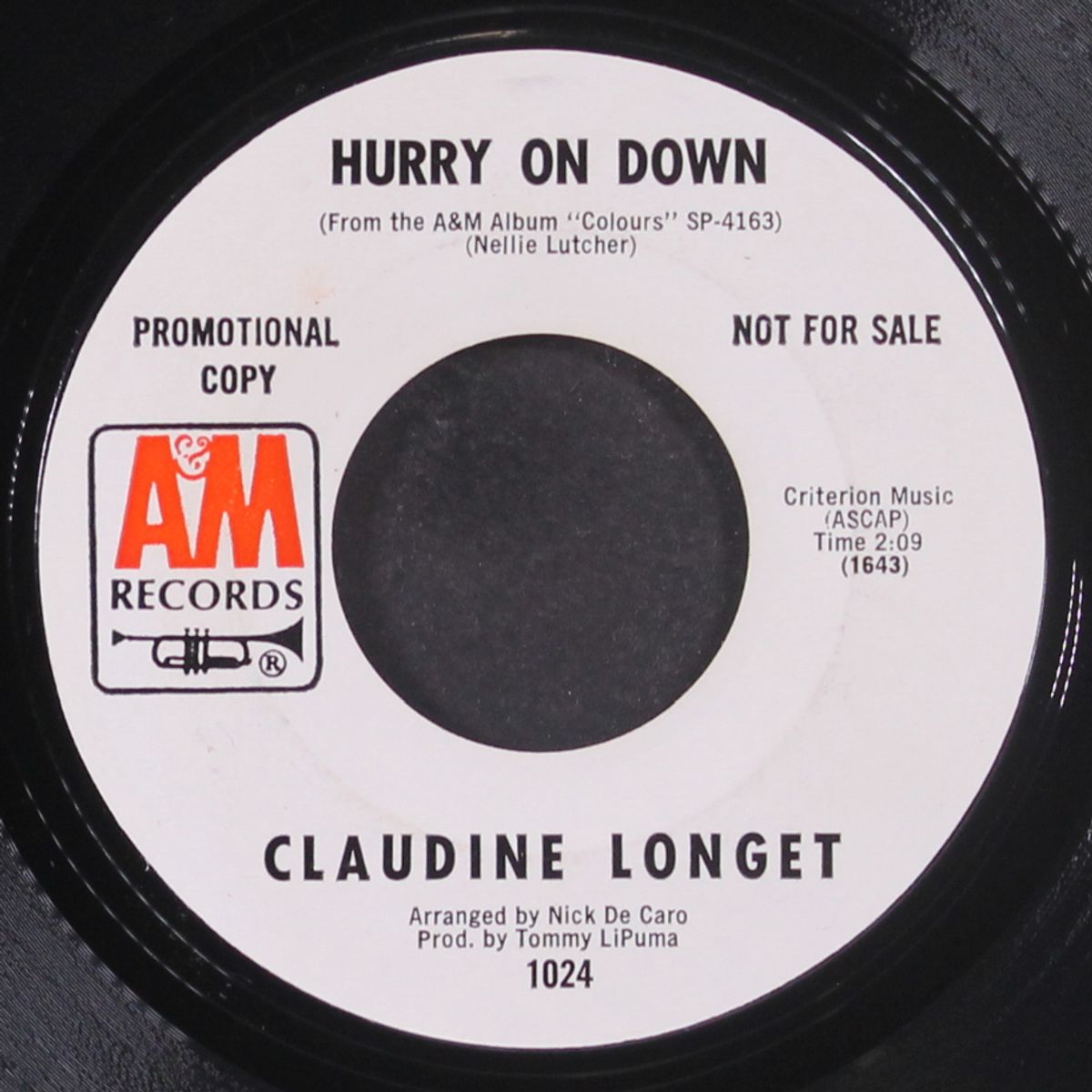 hurry on down by CLAUDINE LONGET