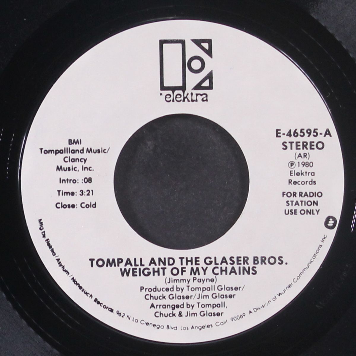 weight of my chains by TOMPALL & GLASER BROTHERS