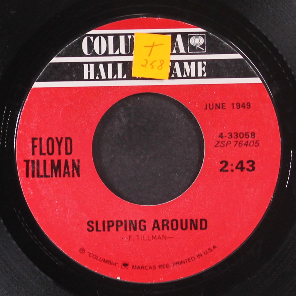 i love you so much, it hurts / slipping around by FLOYD TILLMAN