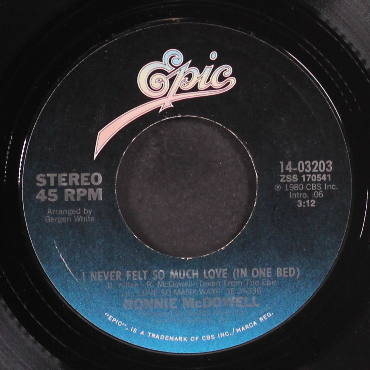 step back / i never felt so much love by RONNIE MCDOWELL