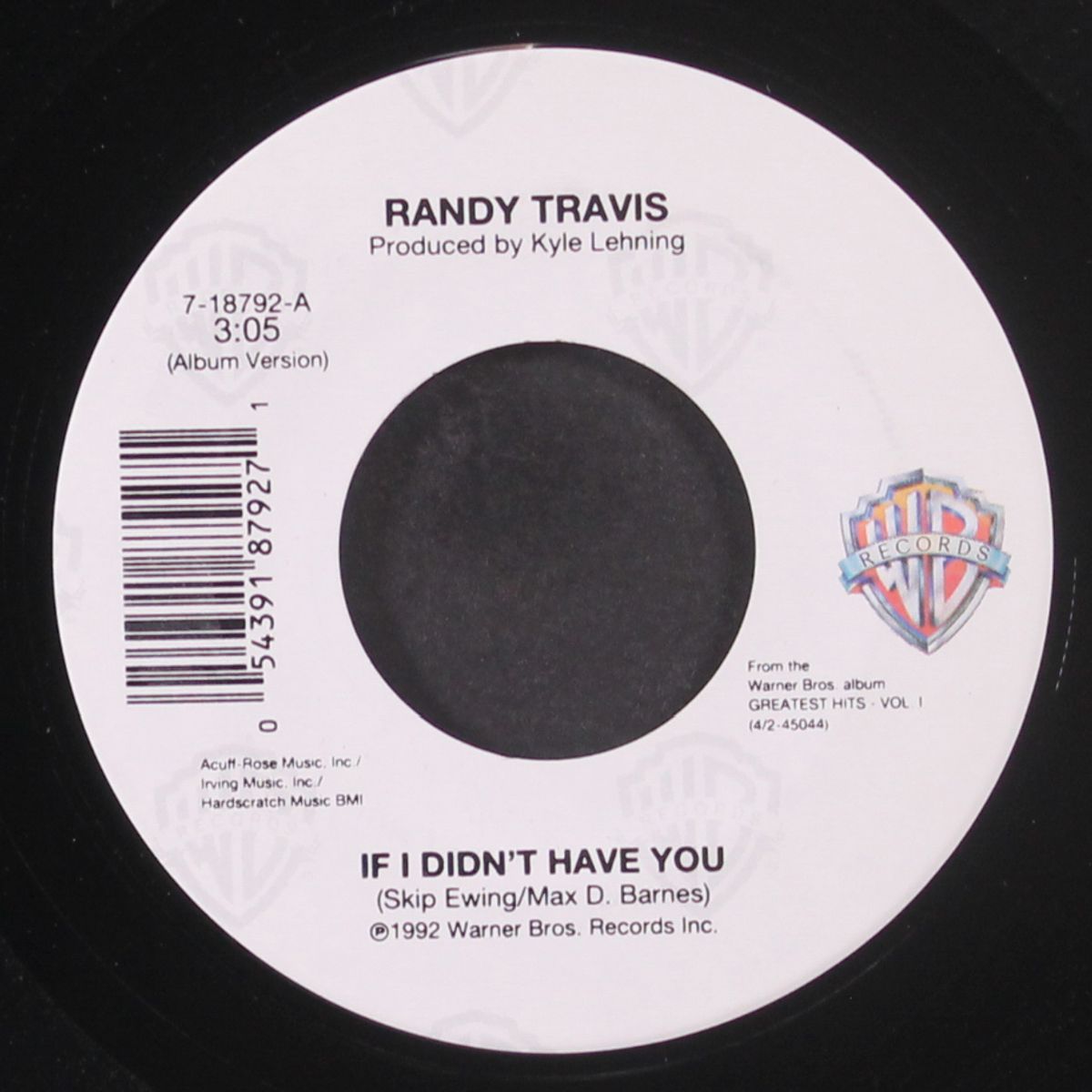 if i didn't have you by RANDY TRAVIS