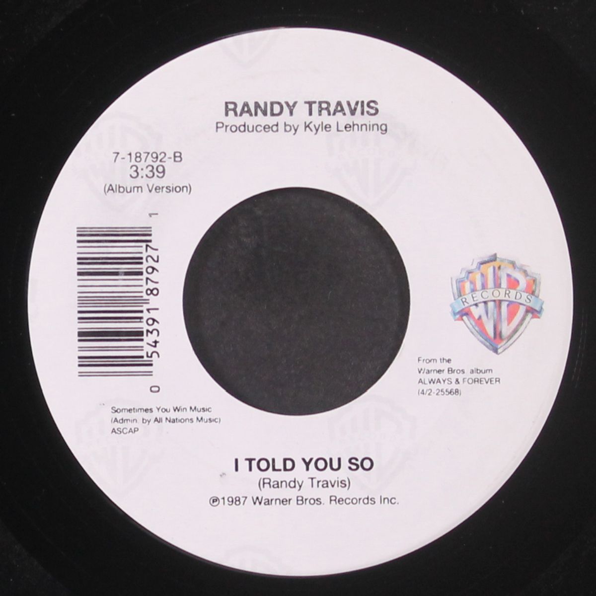 if i didn't have you by RANDY TRAVIS