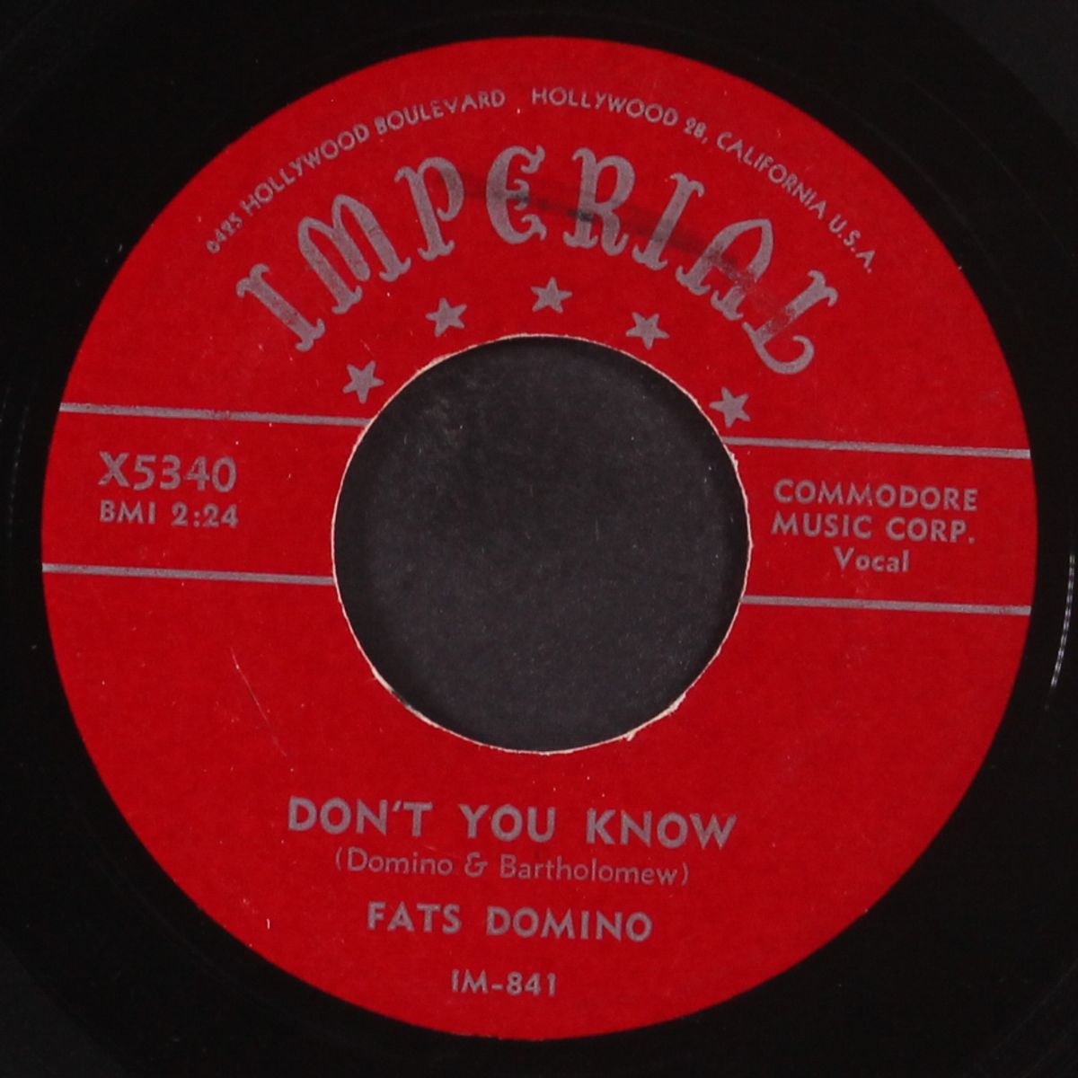 helping hand / don't you know by FATS DOMINO