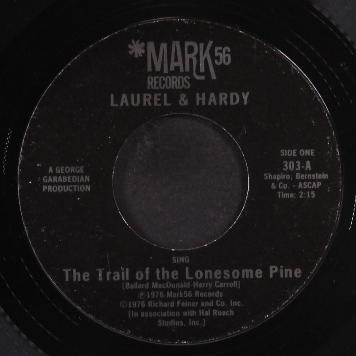 trail of lonesome pine / honolulu baby by LAUREL & HARDY