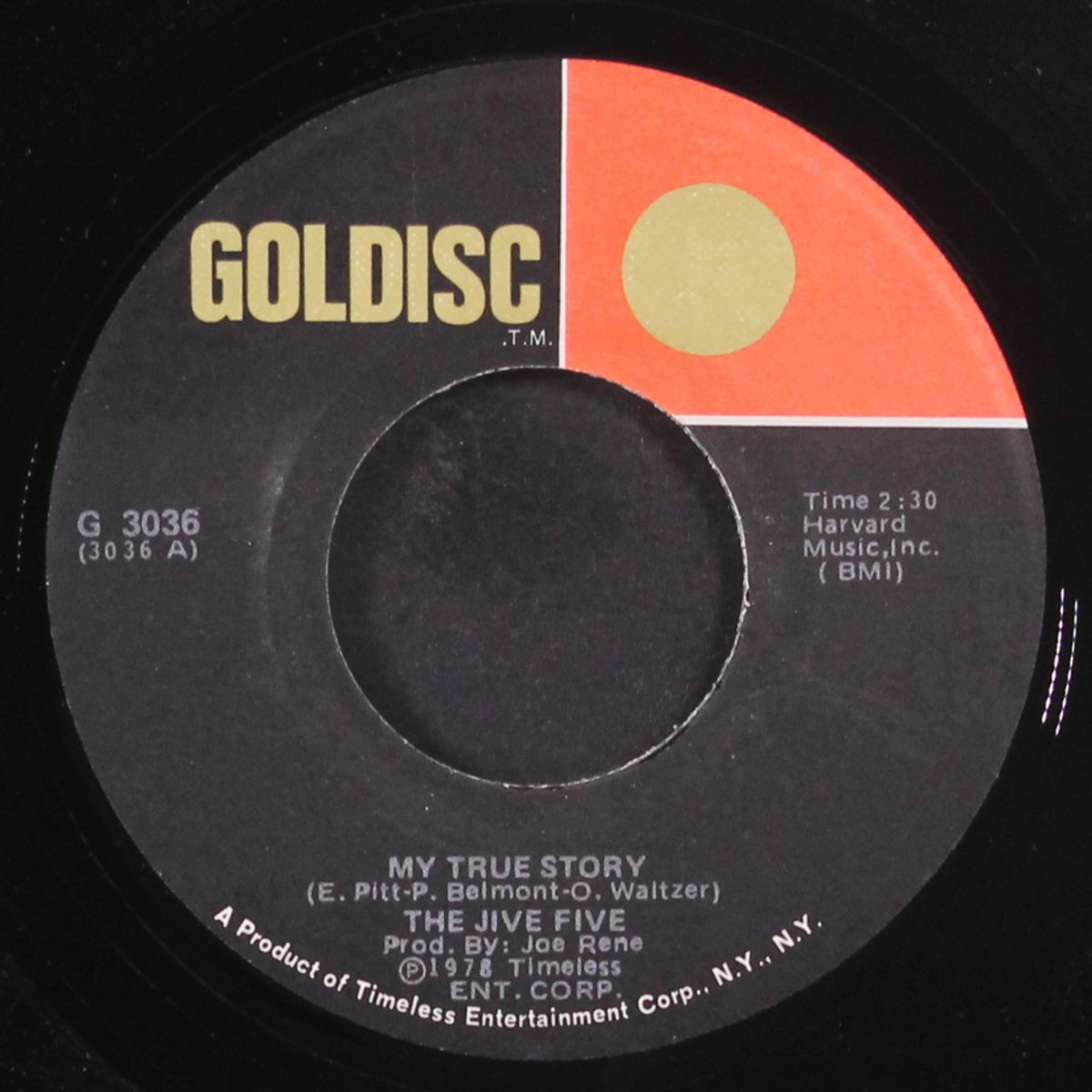 my true story / rain makes me happy by JIVE FIVE