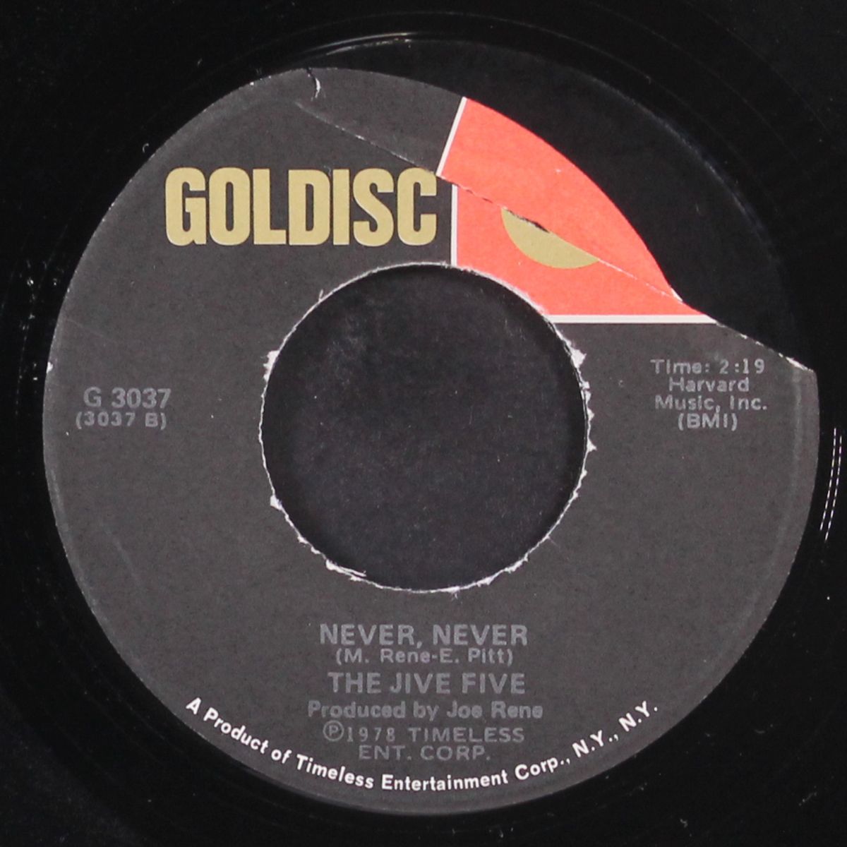 what time is it? / never, never by JIVE FIVE