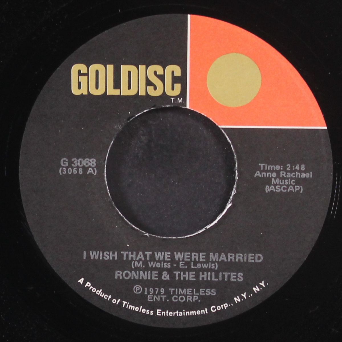i wish that we were married / bongo stomp by RONNIE & HILITES / LITTLE JOEY & FLIPS