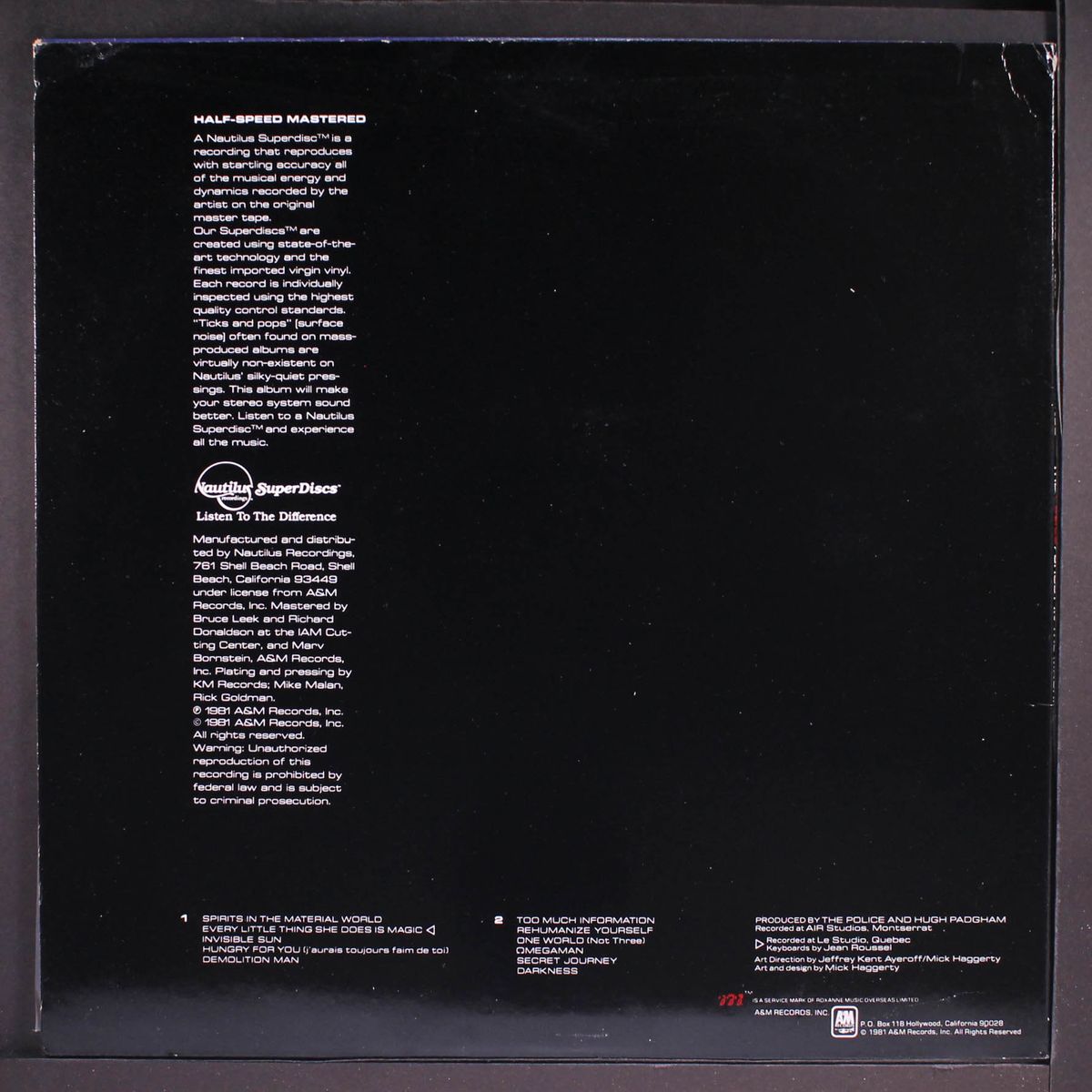 ghost in the machine by POLICE