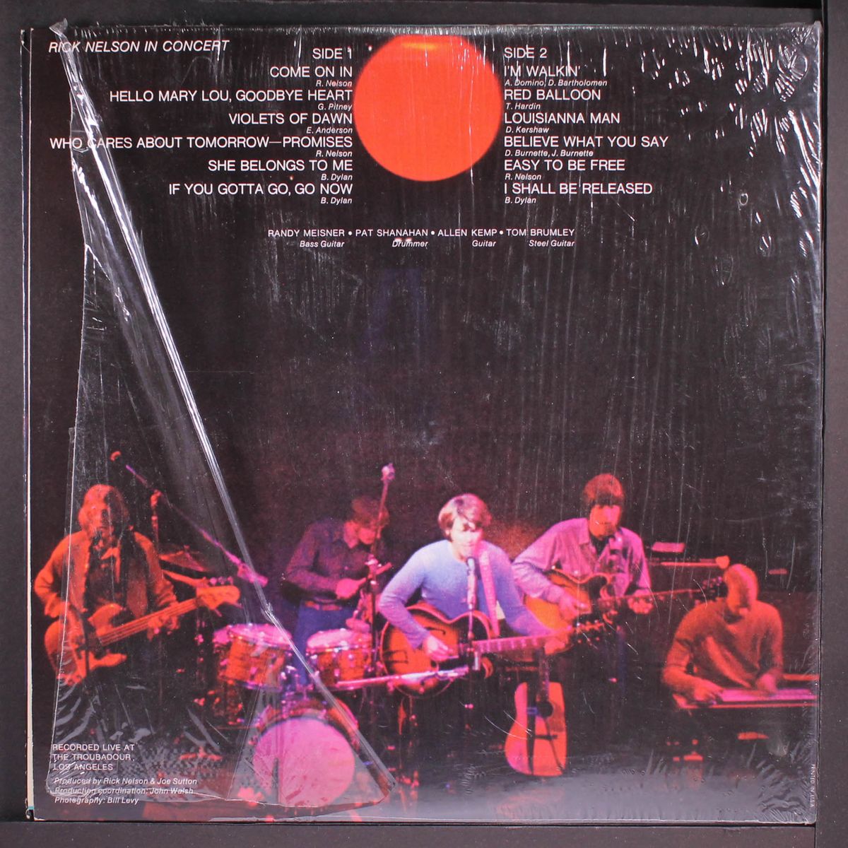 in concert by RICK NELSON