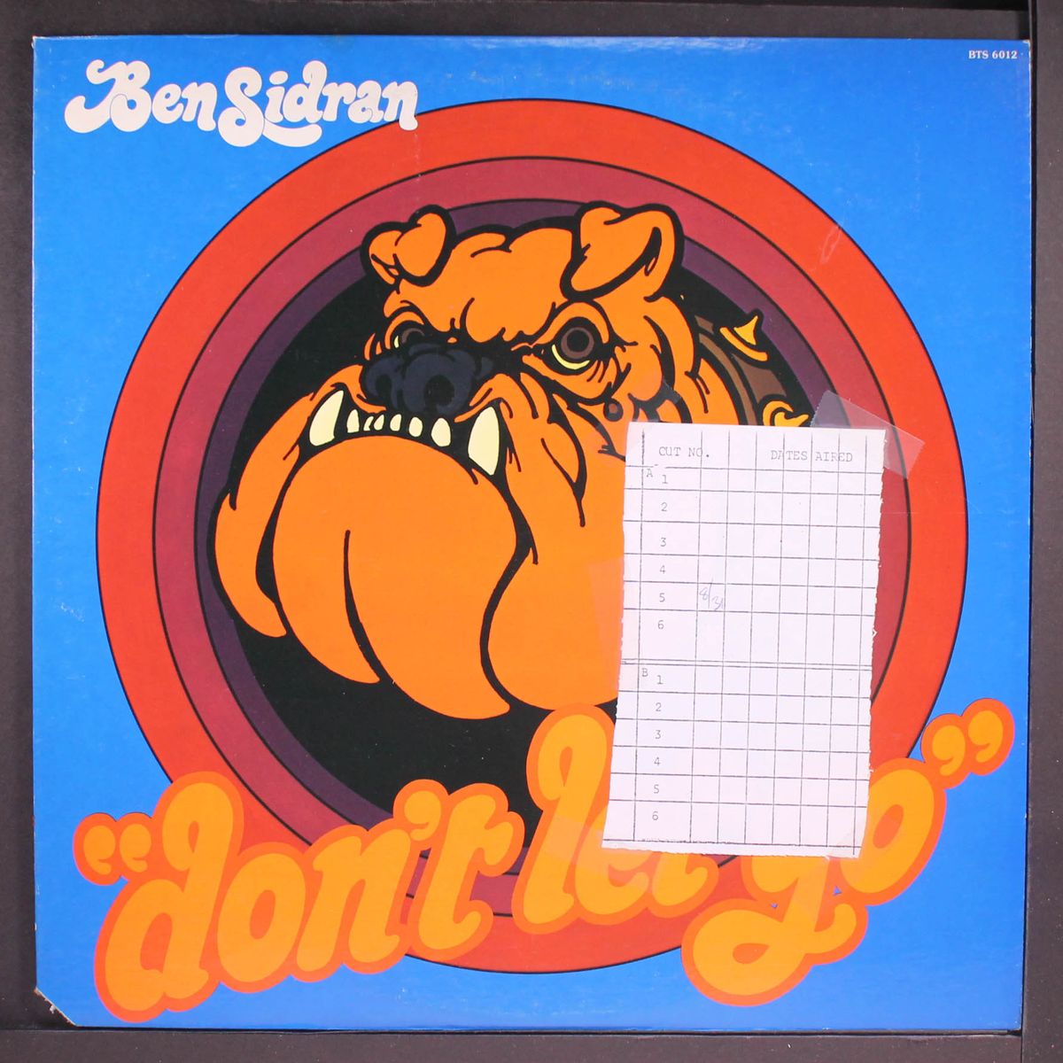 don't let go by BEN SIDRAN