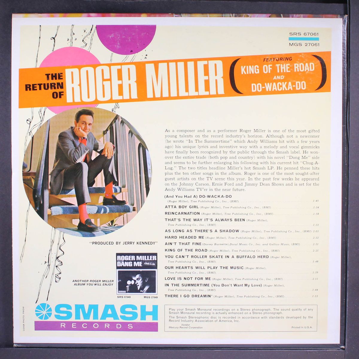 the return of by ROGER MILLER