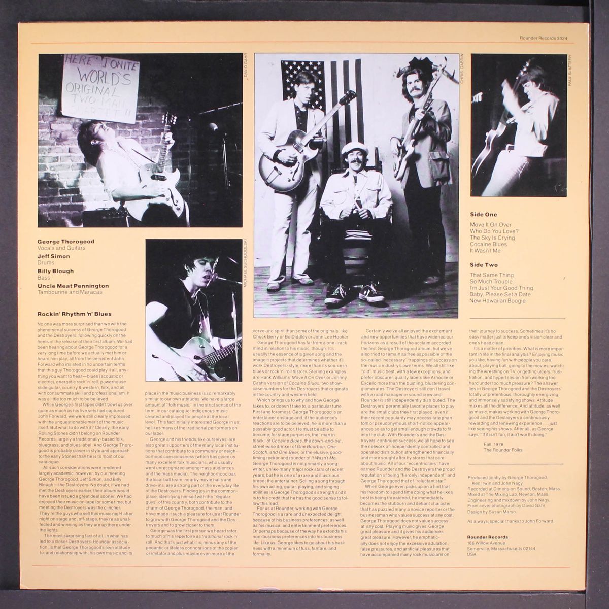 move it on over by GEORGE THOROGOOD & DESTROYERS