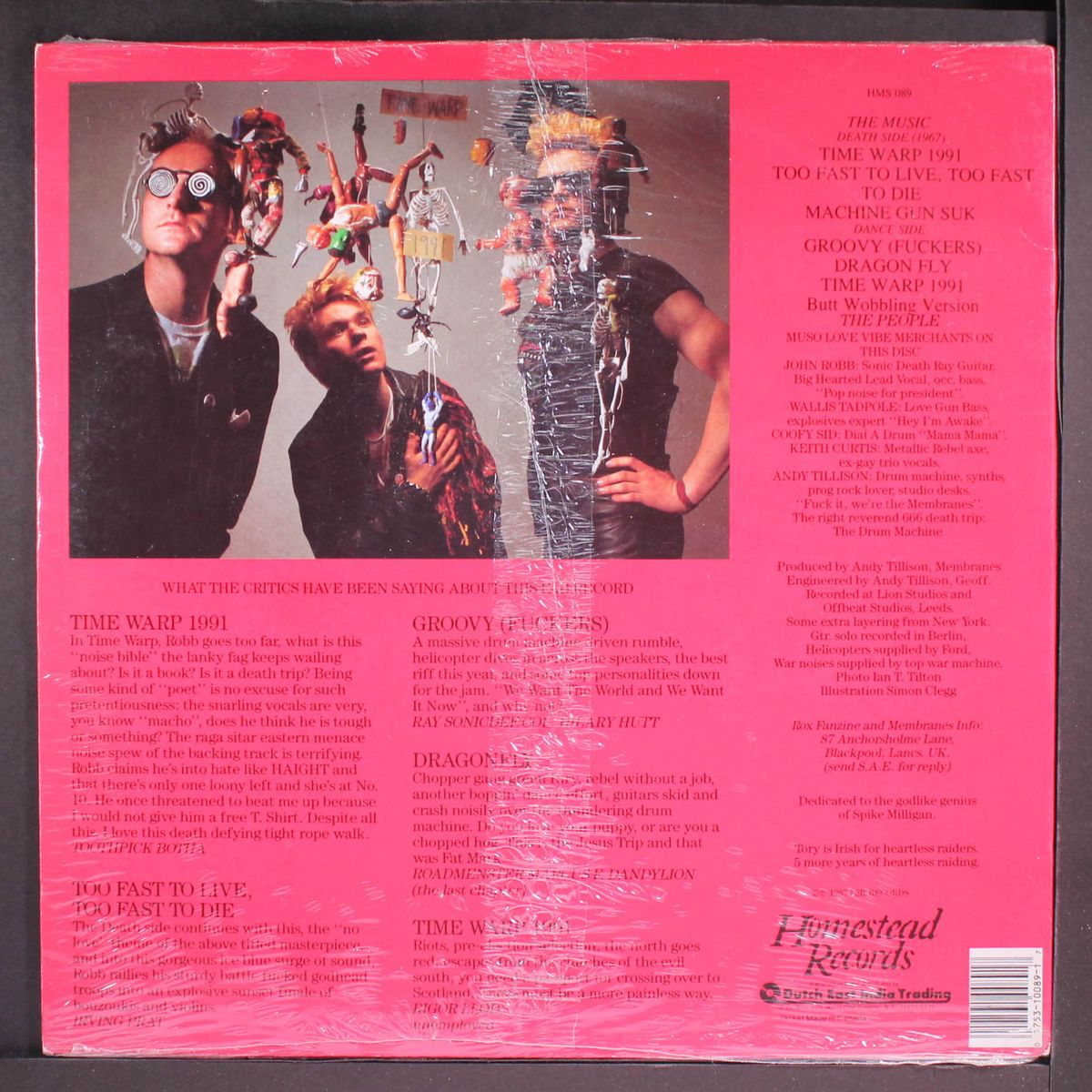time-warp 1991 (long live trad rock e.p.) by MEMBRANES