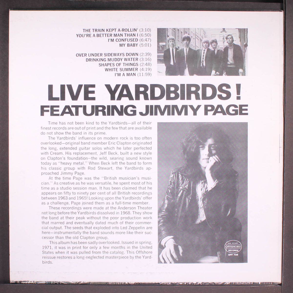 live yardbirds featuring jimmy page by YARDBIRDS