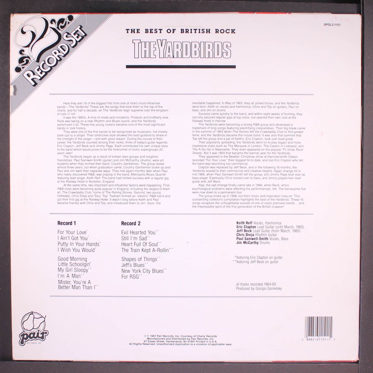 the best of british roick by YARDBIRDS