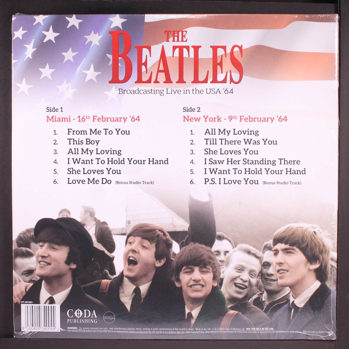 broadcasting live in the usa '64 by BEATLES