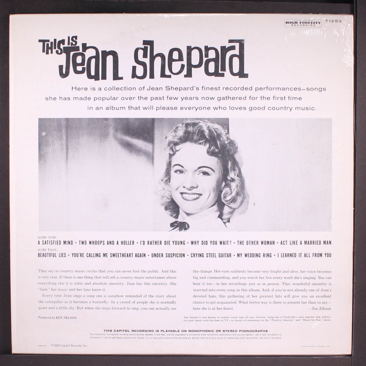 this is by JEAN SHEPARD