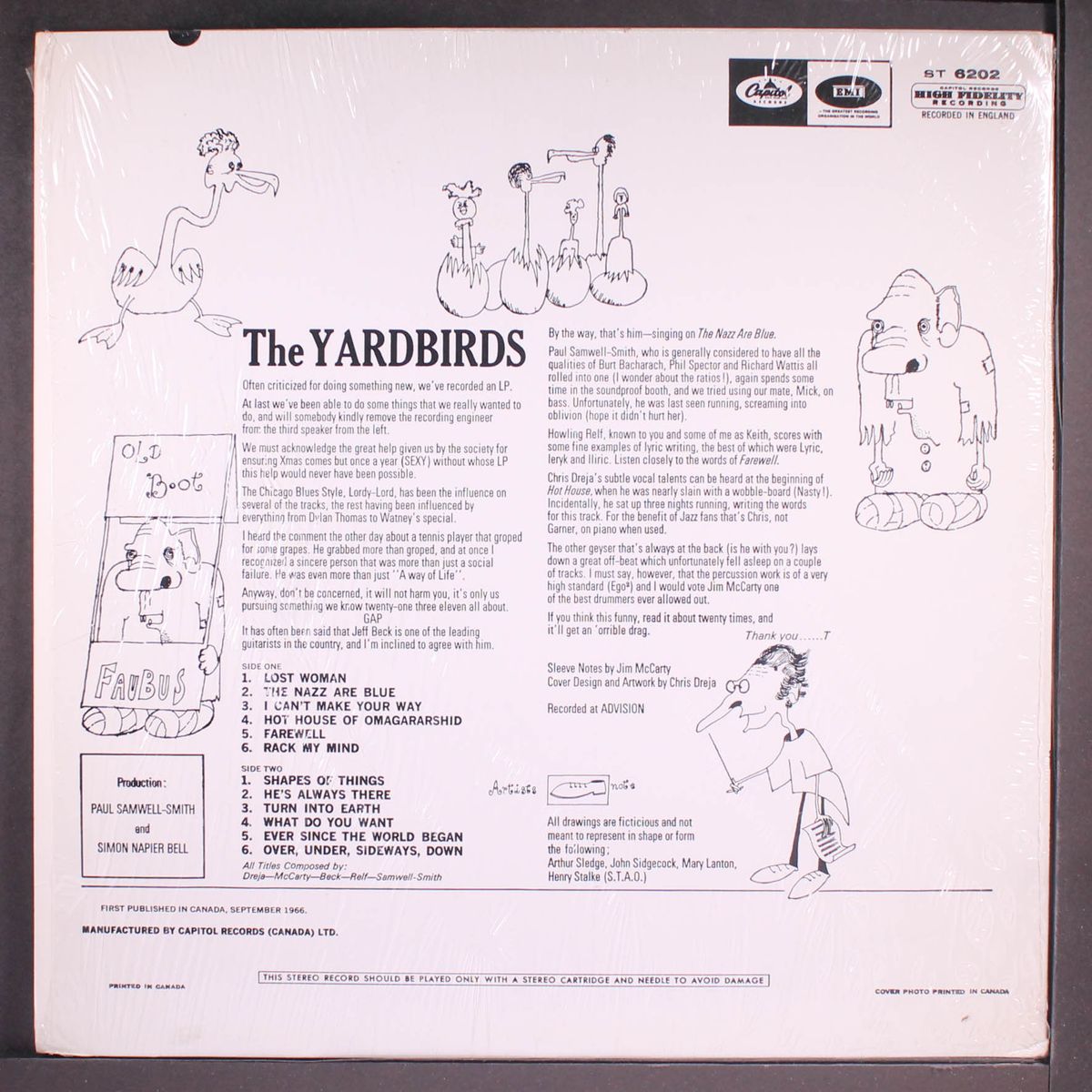 over under sideways down by YARDBIRDS