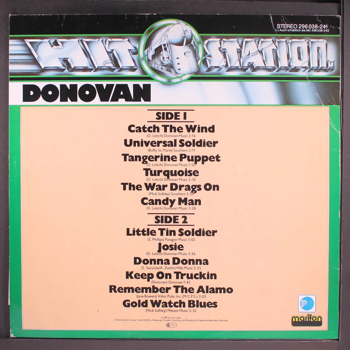 hit station by DONOVAN