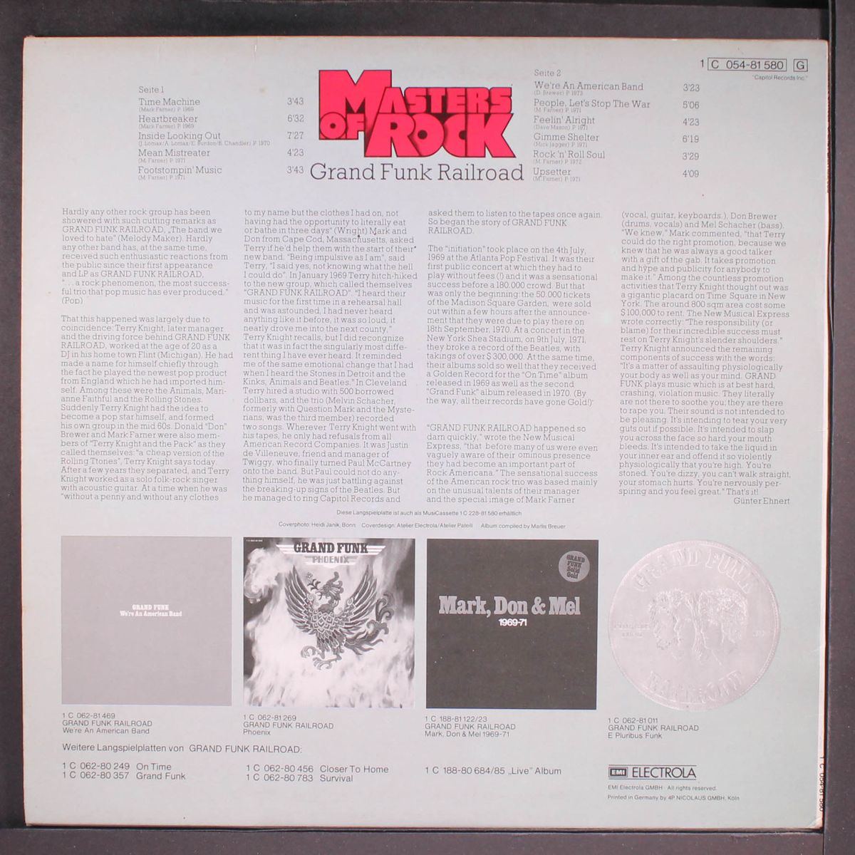 masters of rok by GRAND FUNK RAILROAD