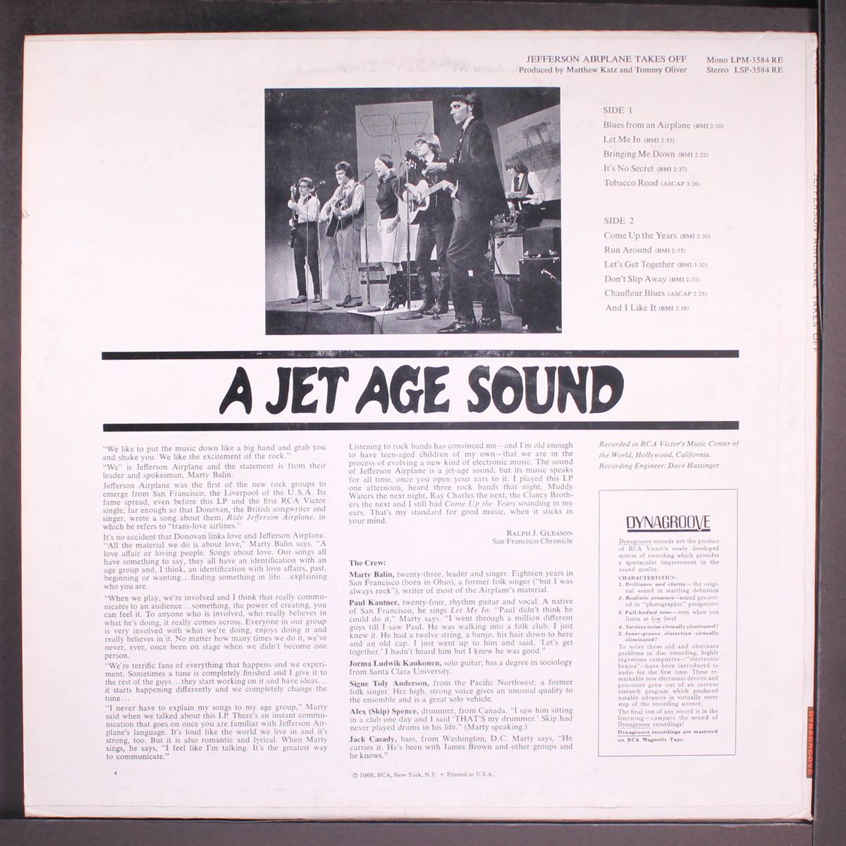 jefferson airplane takes off! by JEFFERSON AIRPLANE