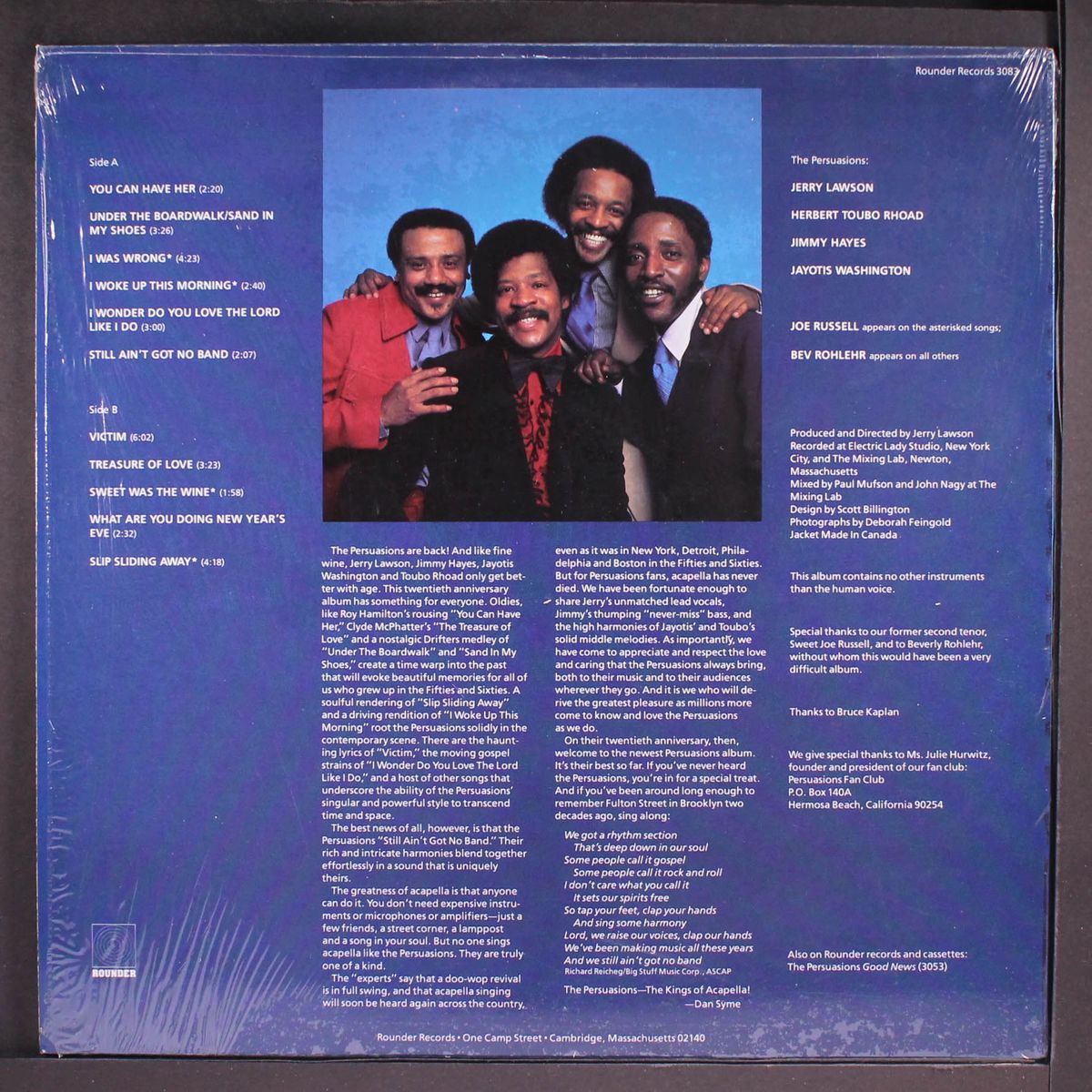no frills by PERSUASIONS