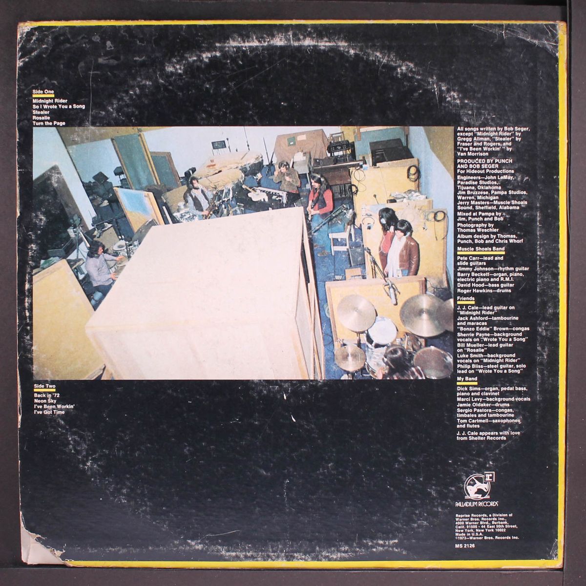 back in '72 by BOB SEGER