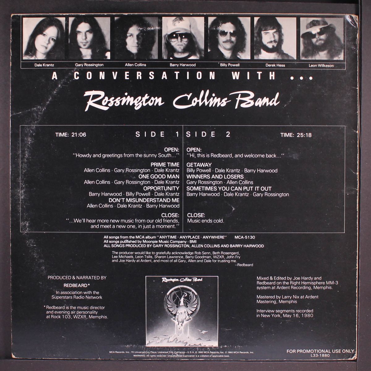 a conversation with by ROSSINGTON COLLINS BAND