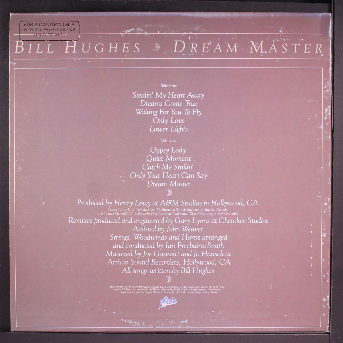 dream master by BILL HUGHES