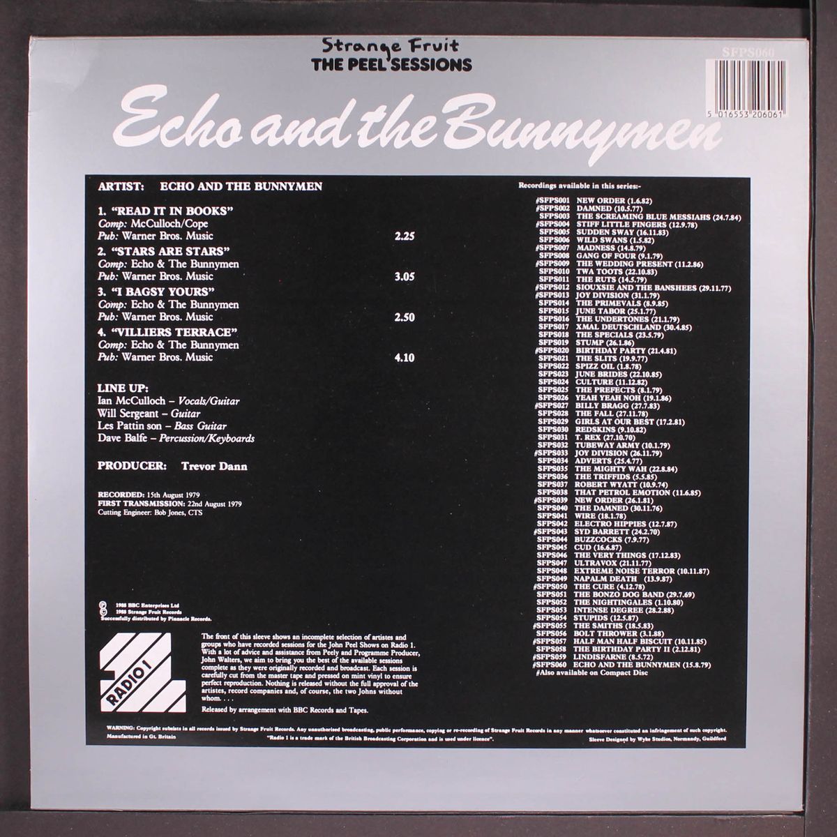 the peel sessions by ECHO & THE BUNNYMEN
