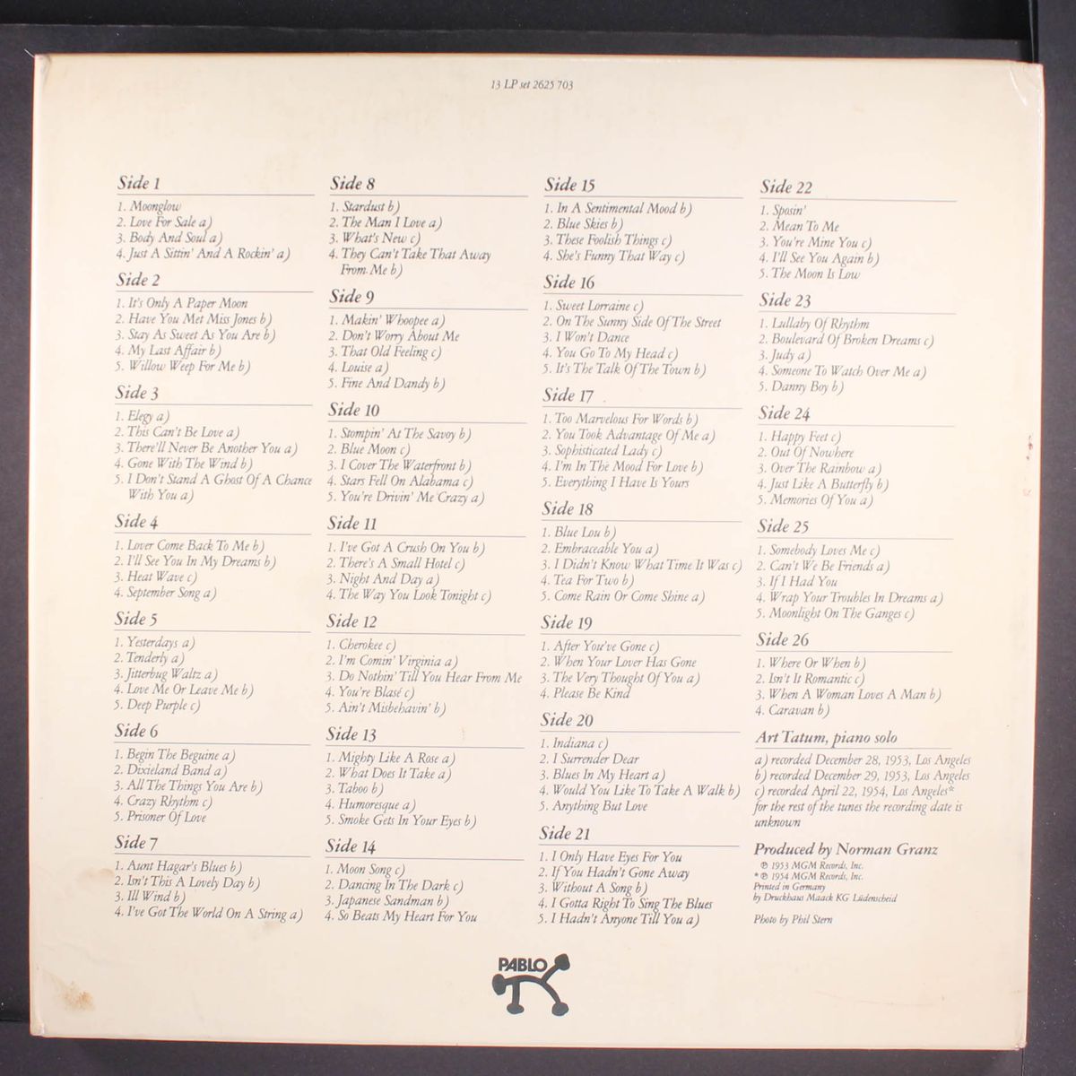 the tatum solo masterpieces by ART TATUM