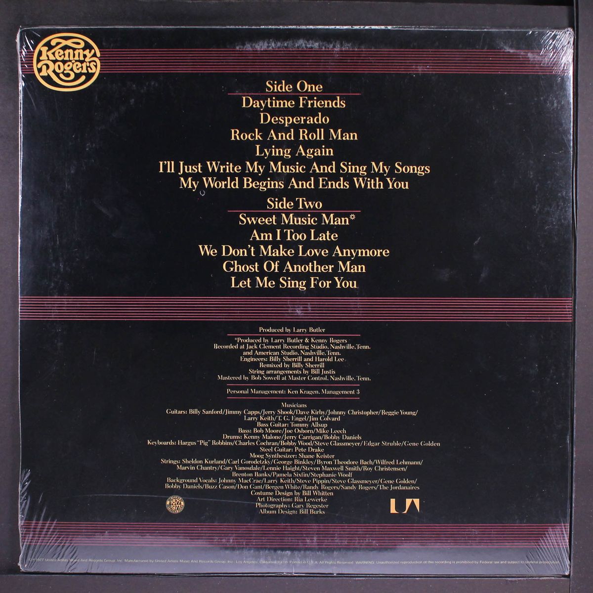 daytime friends by KENNY ROGERS