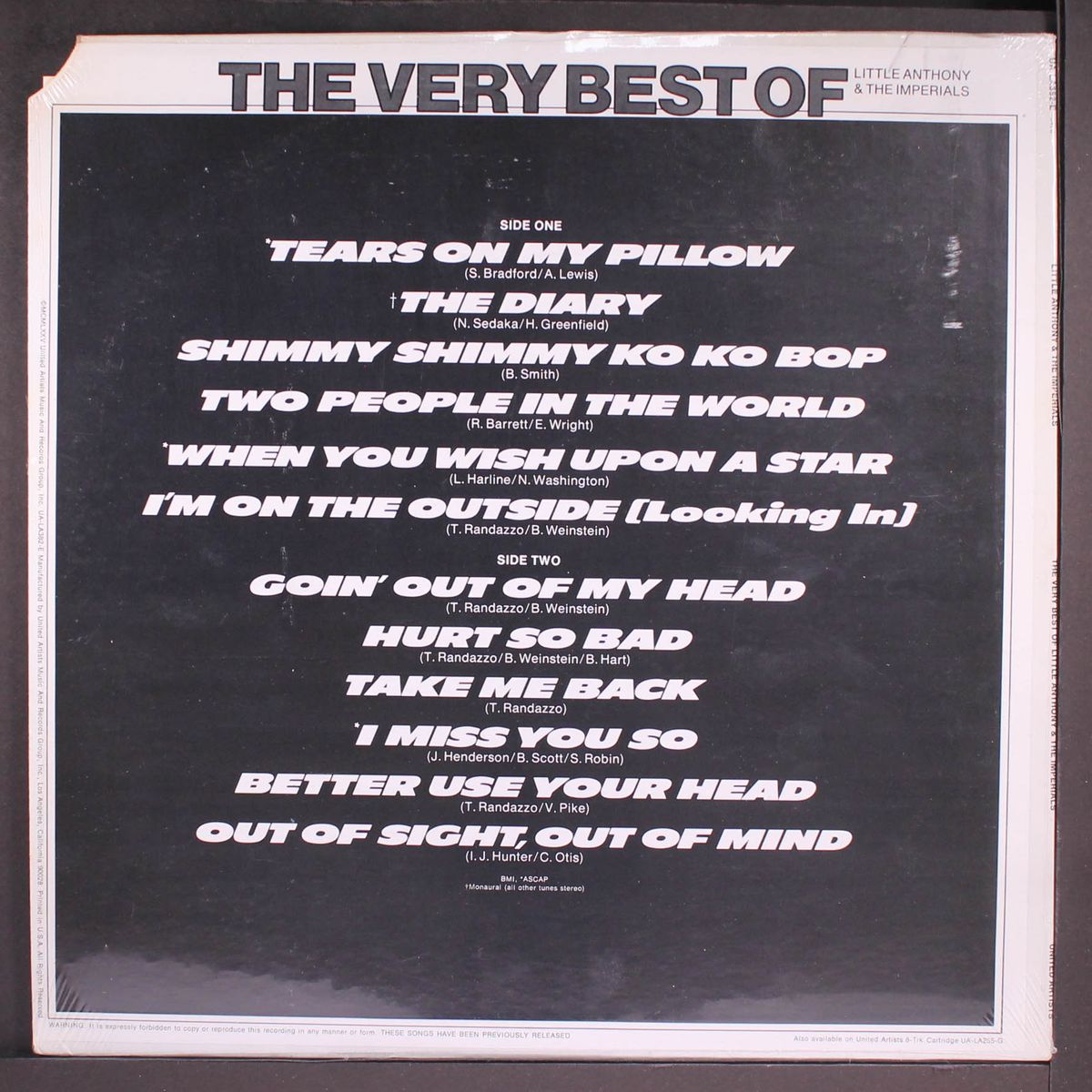the very best of by LITTLE ANTHONY & IMPERIALS