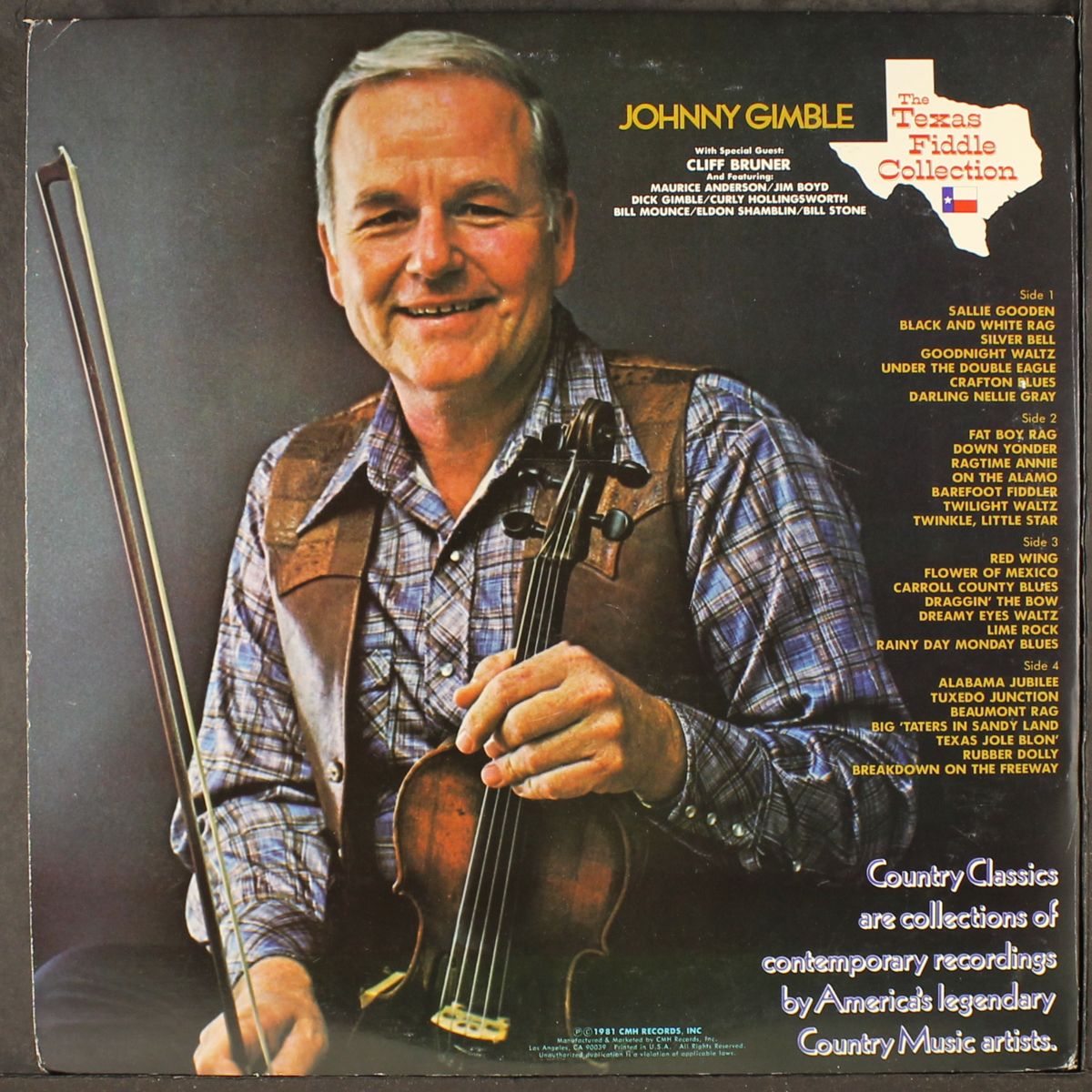 texas fiddle collection by JOHNNY GIMBLE