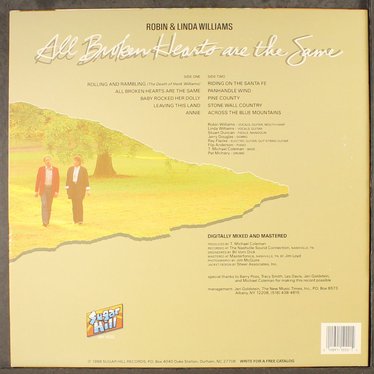 all broken hearts are the same by ROBIN & LINDA WILLIAMS