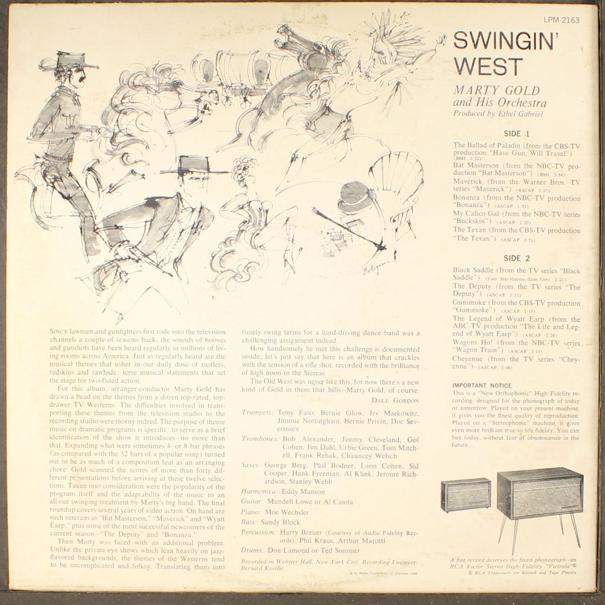 swingin west by MARTY GOLD