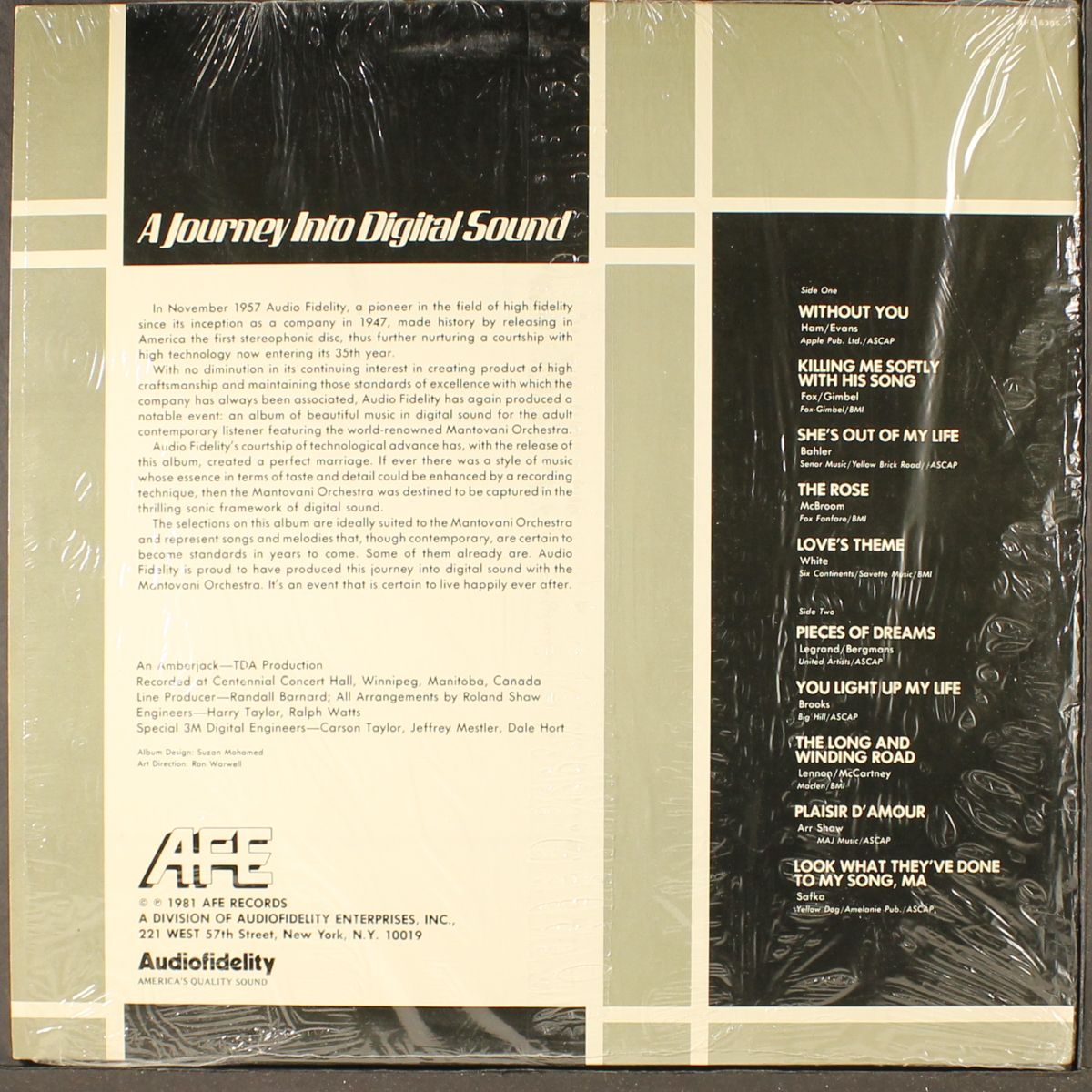 a journey into digital sound by MANTOVANI