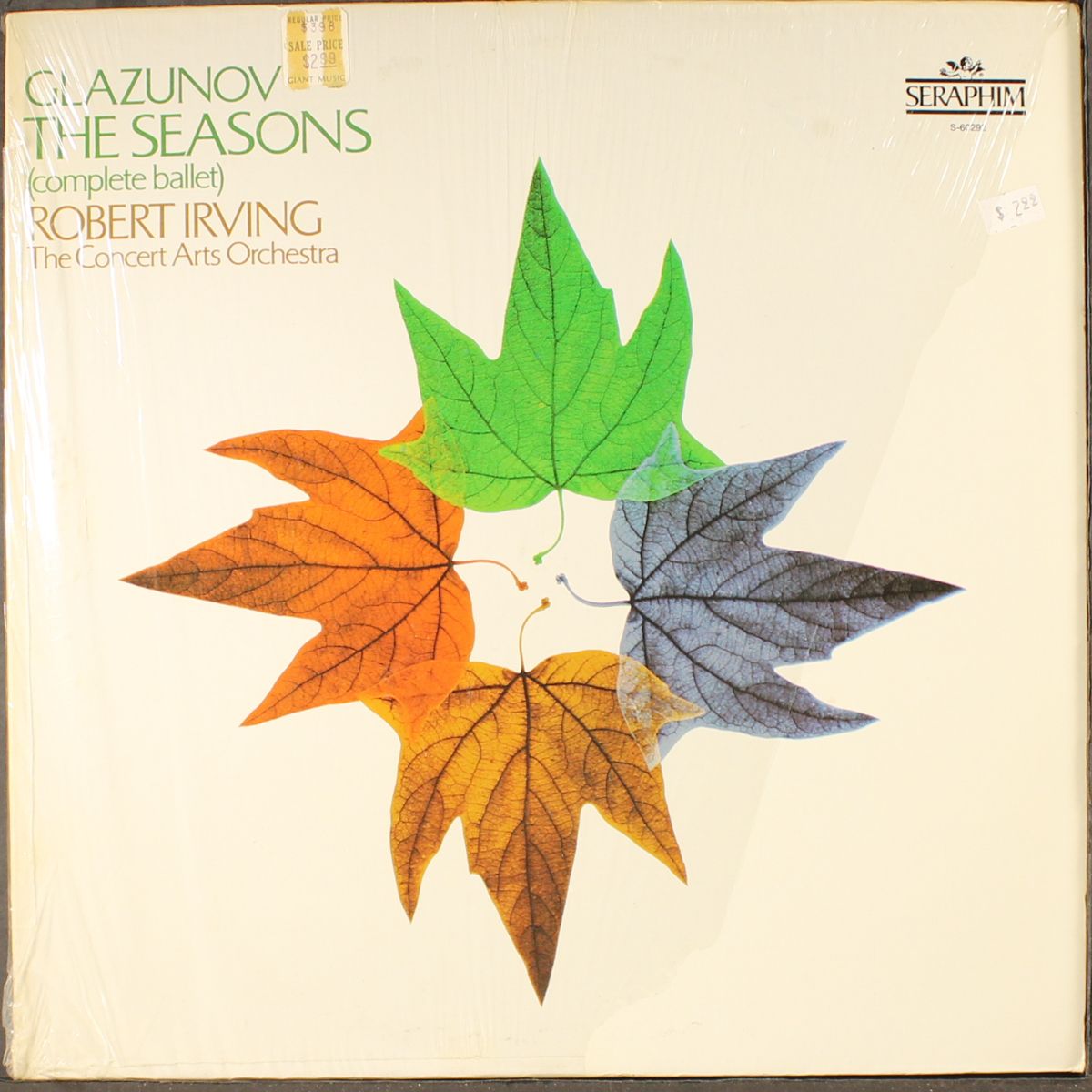 glazunov: the seasons by ROBERT IRVING