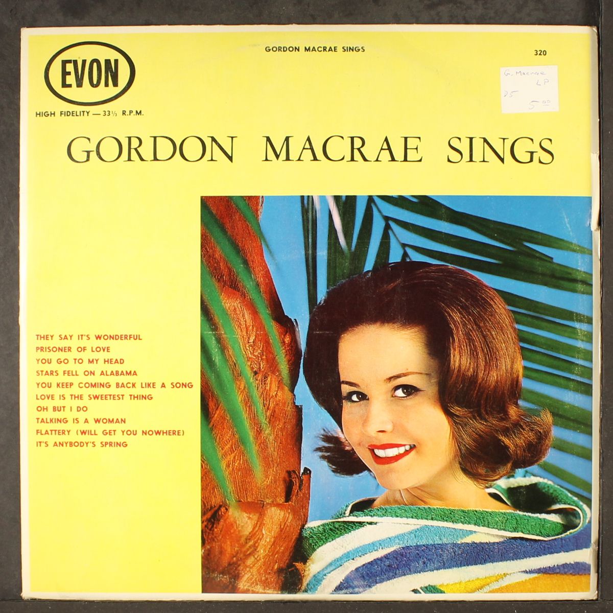sings by GORDON MACRAE