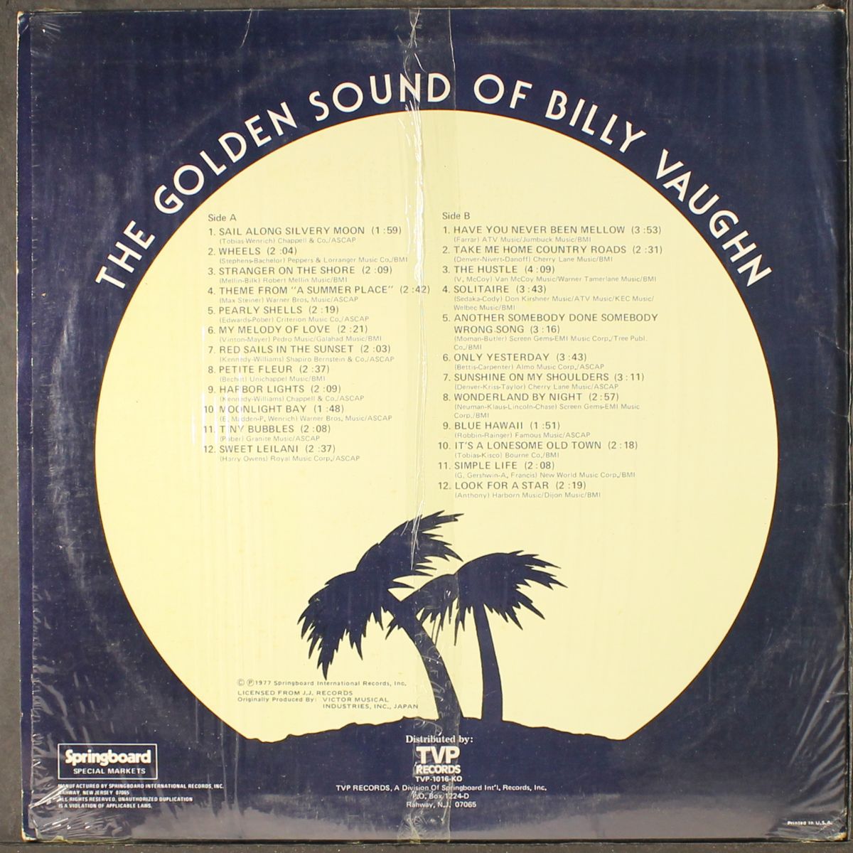 silver moon - golden hits by BILLY VAUGHN
