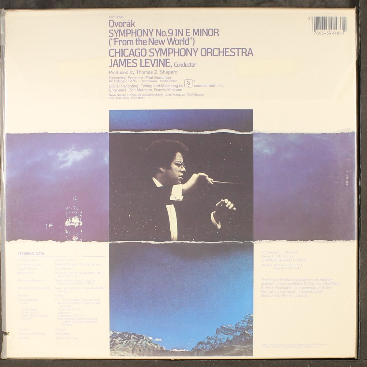 dvorak: new world symphony by JAMES LEVINE