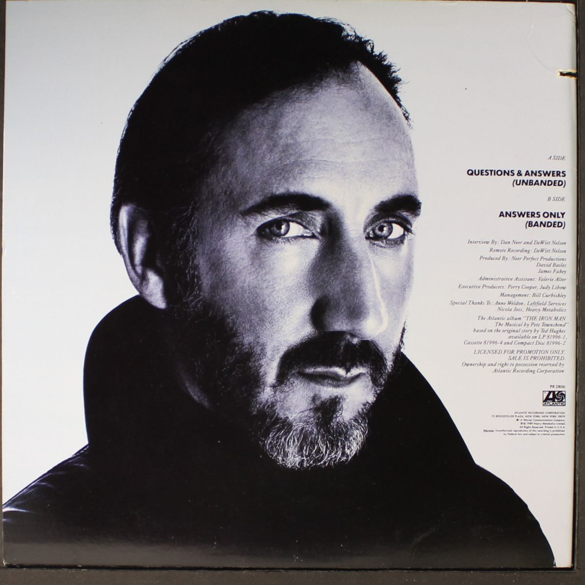 the iron man interview by PETE TOWNSHEND